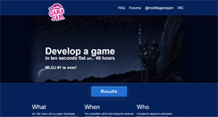 Desktop Screenshot of mylittlegamejam.com
